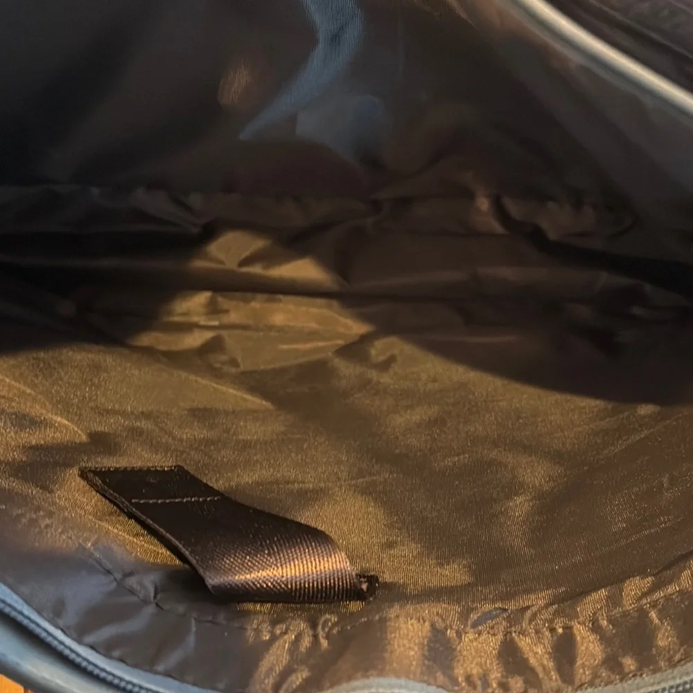 Mosiso Gray PU Leather LaptopTote Bag